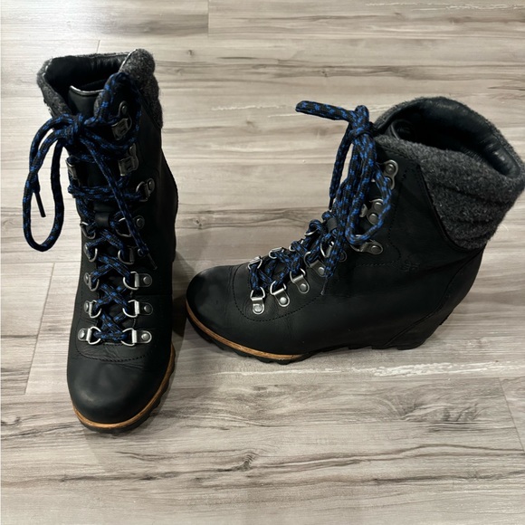 Sorel Conquest Wedge Ankle Boots 6.5 - Picture 4 of 14